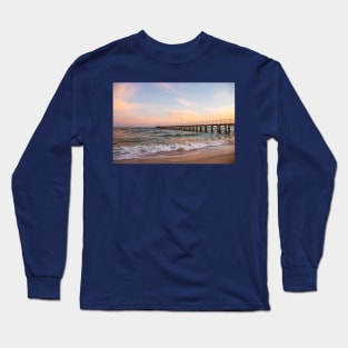 Dromana Pier, Dromana, Mornington Peninsula, Victoria, Australia Long Sleeve T-Shirt